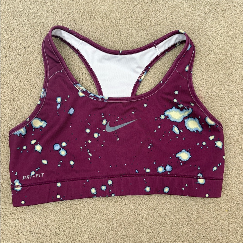 Nike Purple DRI-FIT Sports Bra